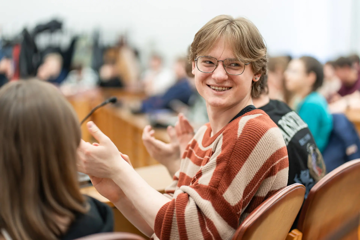 Студенты на встрече 