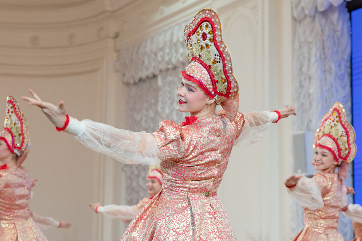 На мероприятии исполняли народные танцы 