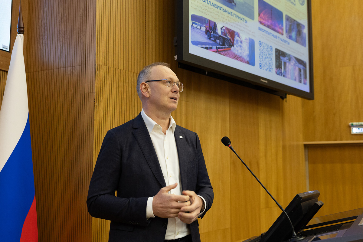 Генеральный директор Государственного унитарного предприятия «Водоканал Санкт-Петербурга» Сергей Волков 