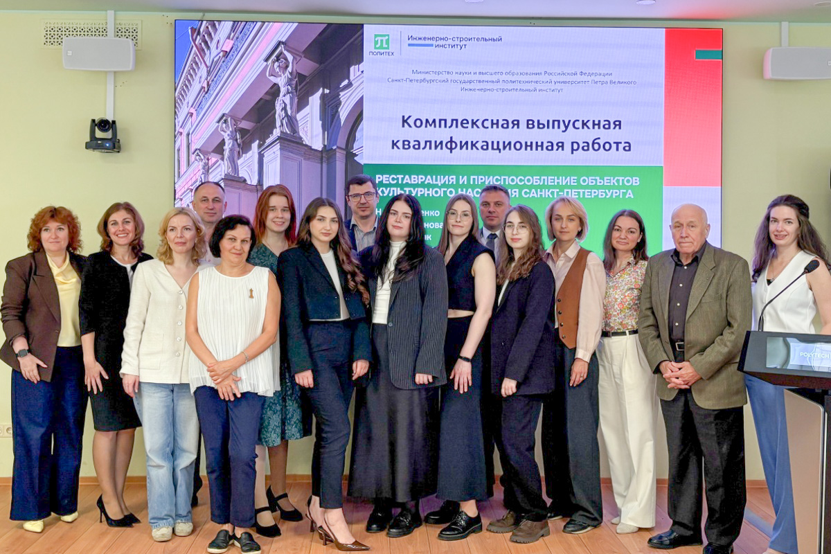 Защита комплексной ВКР по заказу Союза Реставраторов Санкт-Петербурга