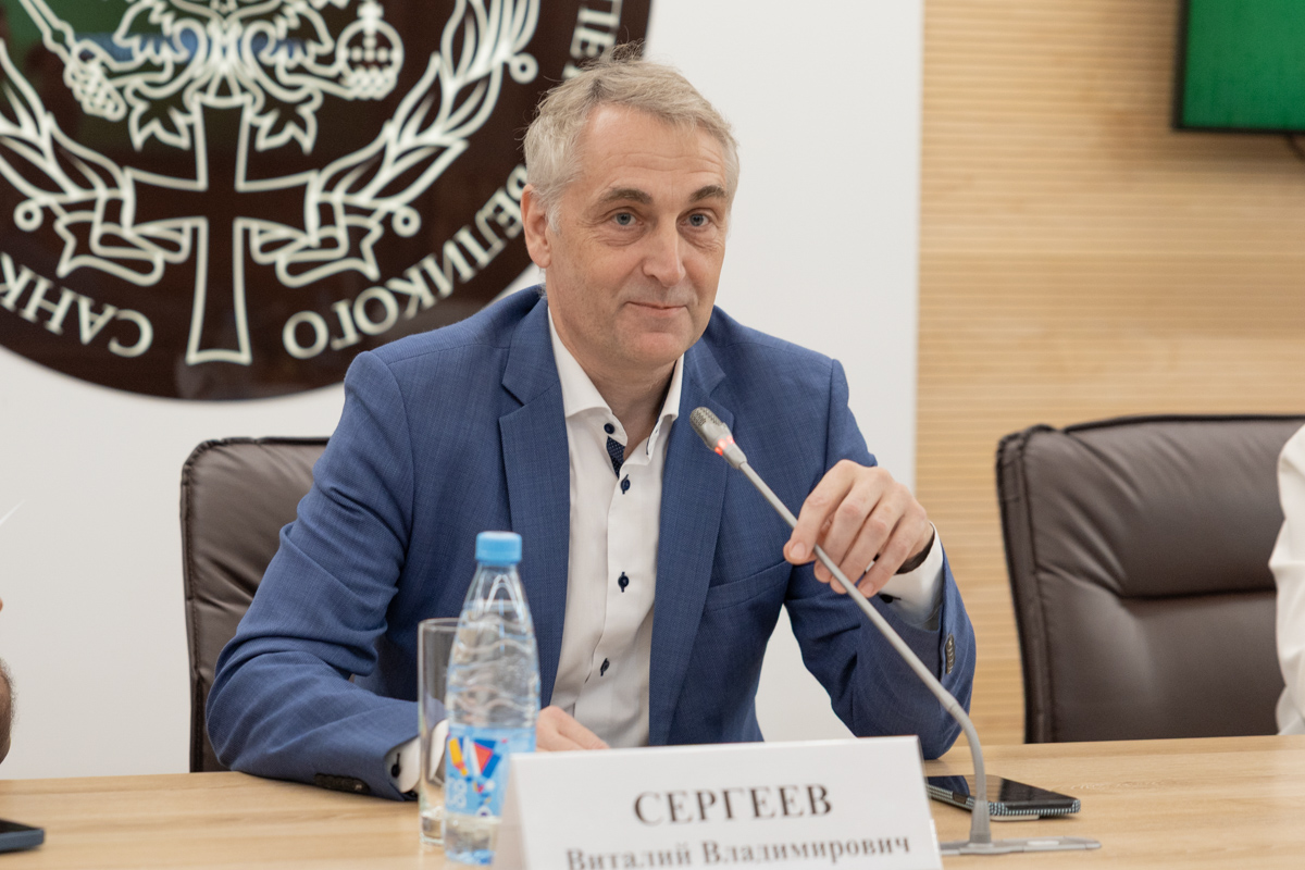 Первый проректор СПбПУ Виталий Сергеев 