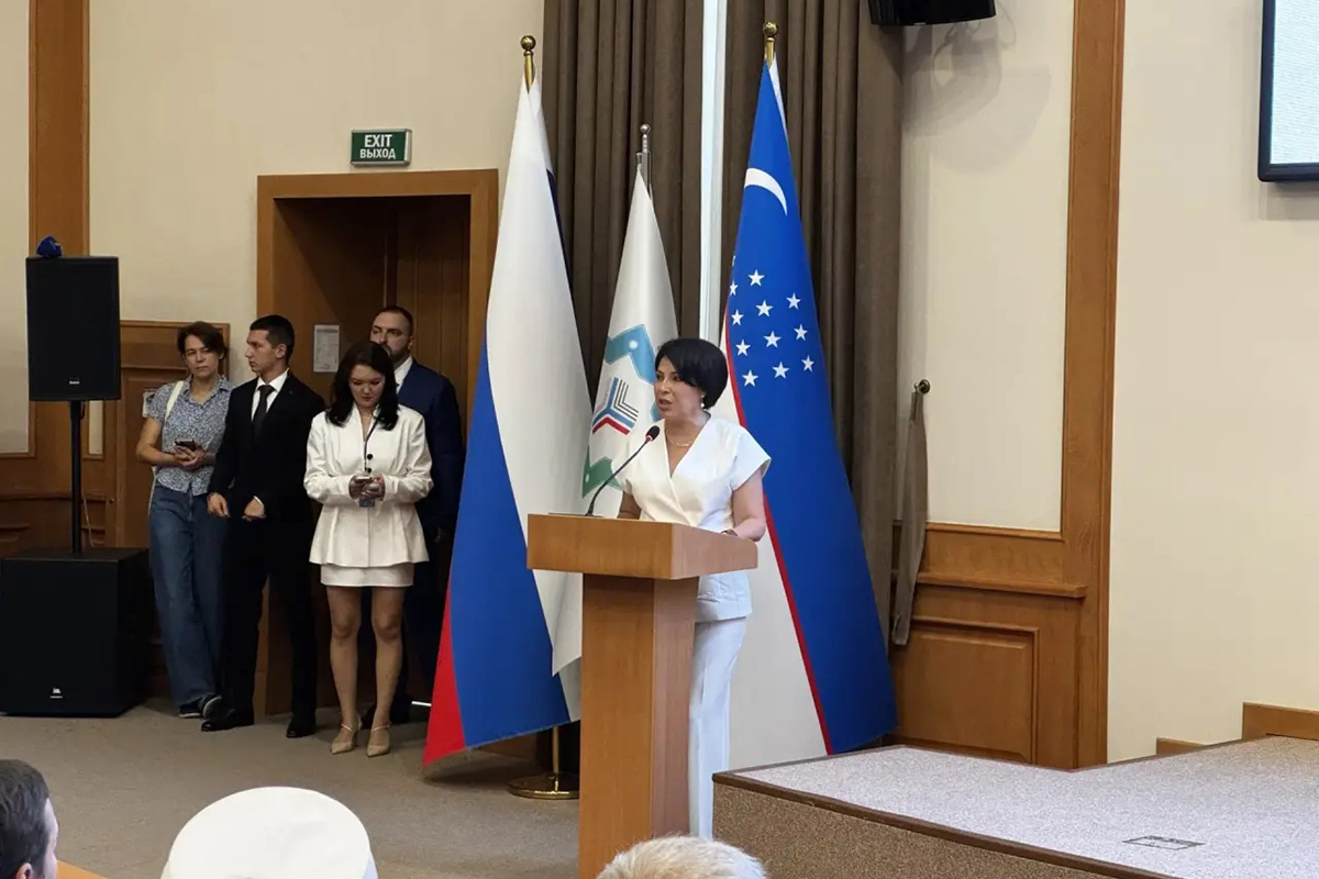 Руководитель представительства Россотрудничества в Республике Узбекистан Ирина Старосельская 
