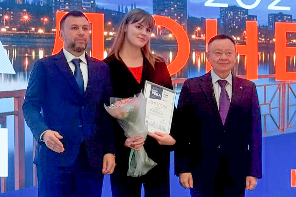 Денис Пушилин, Анна Ермоленко и Ирек Файзуллин