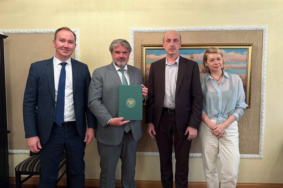 Встреча делегации СПбПУ в Посольстве России в ЮАР 