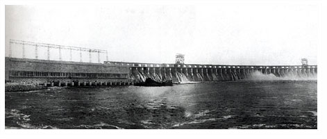 Днепровская ГЭС 1930-е