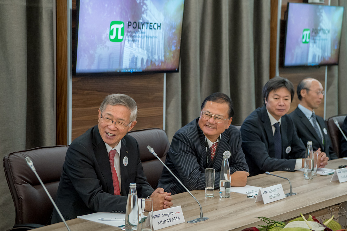 Глава Kawasaki Heavy Industries Сигэру МУРАЯМА уверен, что сотрудничество с СПбПУ принесет большую практическую пользу Глава Kawasaki Heavy Industries Сигэру МУРАЯМА уверен, что сотрудничество с СПбПУ принесет большую практическую пользу