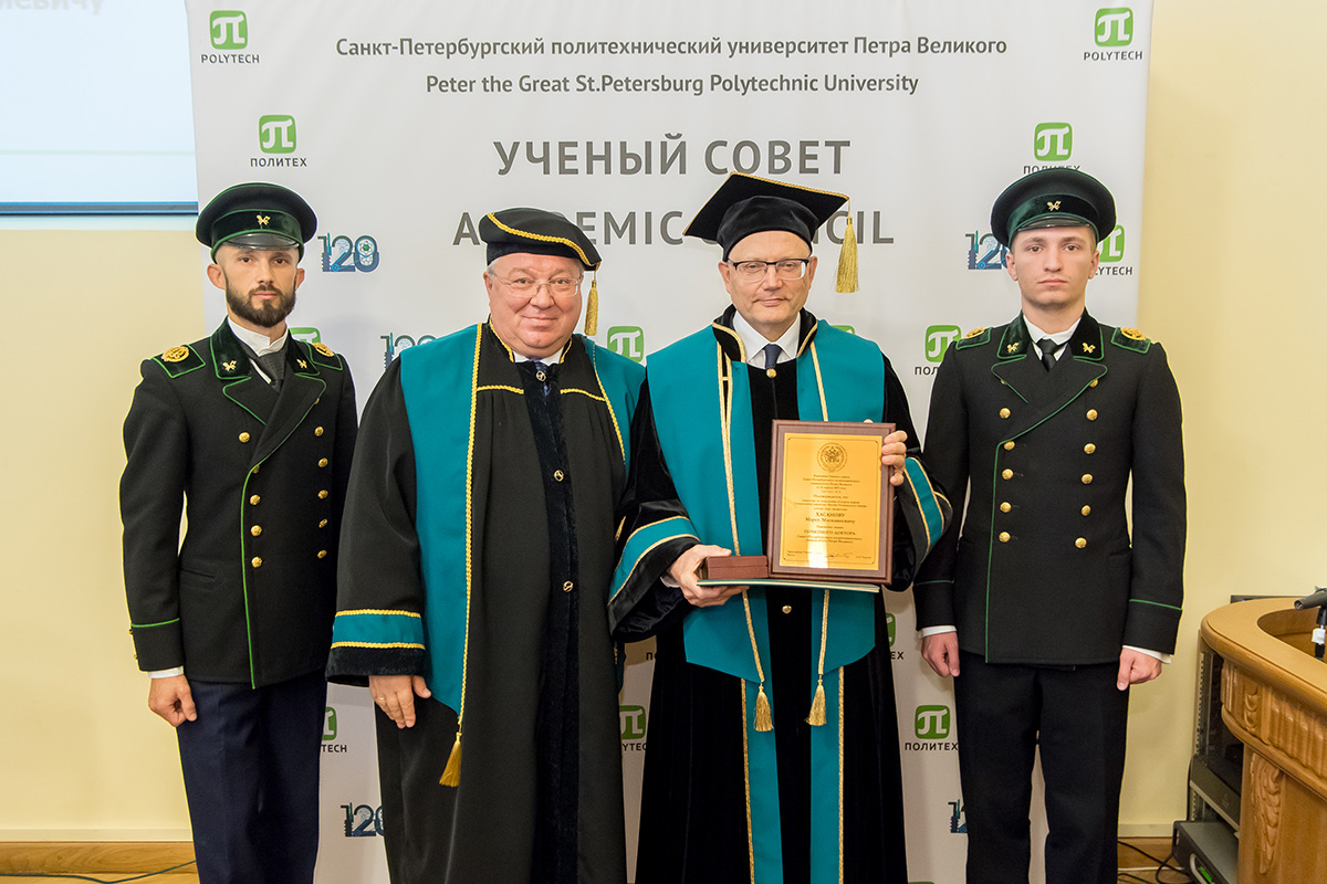 Марс Хасанов стал Почетным доктором СПбПУ 