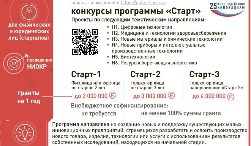 Программа «Старт» Программа «Старт»