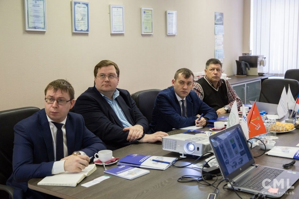 Делегация холдинга Швабе в Инжиниринговом центре СПбПУ Делегация холдинга Швабе в Инжиниринговом центре СПбПУ