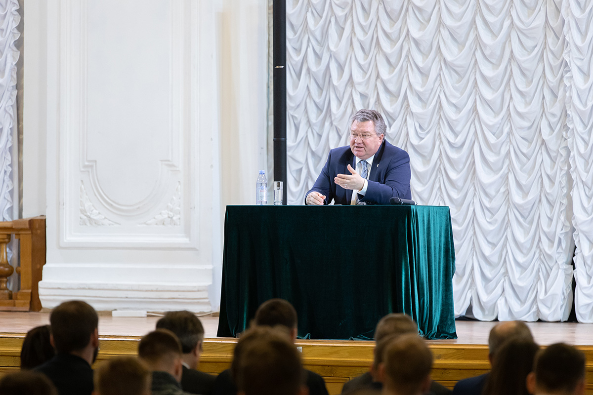 Ректор Андрей Рудской провел традиционную встречу со старостами студенческих групп 
