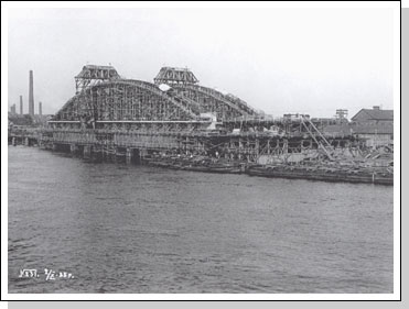 Общий вид строительства моста им. Володарского в Ленинграде.1935 Общий вид строительства моста им. Володарского в Ленинграде.1935