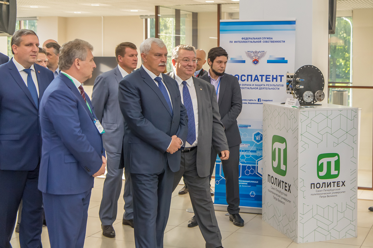 Губернатор Г.С. Полтавченко открыл Съезд Центров поддержки технологий и инноваций в СПбПУ 