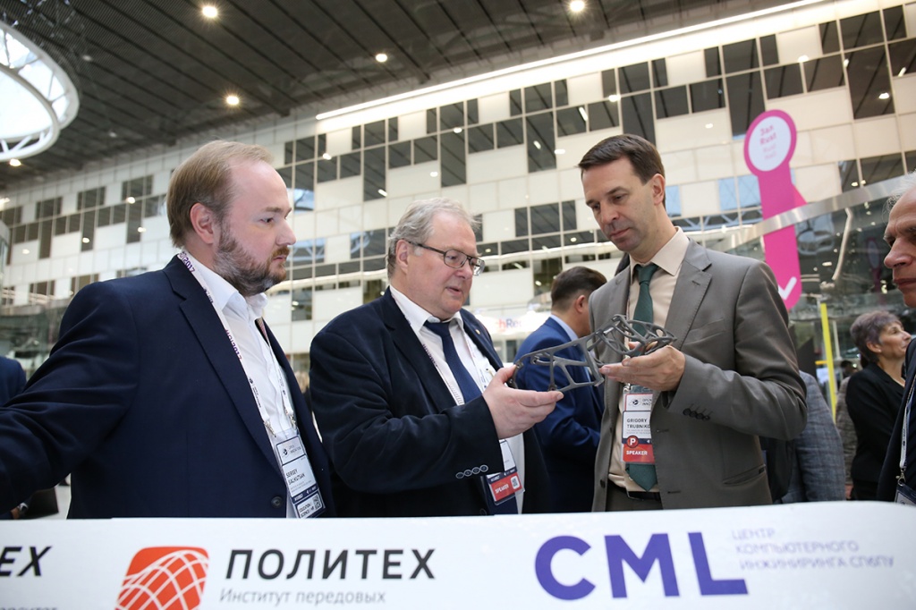 Достижения СПбПУ продемонстрировали замминистра Минобрнауки России Г.В. Трубникову Достижения СПбПУ продемонстрировали замминистра Минобрнауки России Г.В. Трубникову