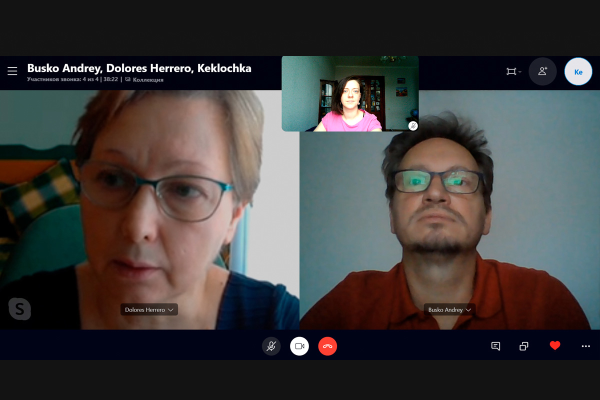 Онлайн встреча международных служб и институтов СПбПУ с Мадридским политехническим университетом 