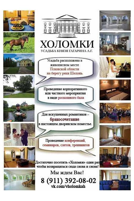 Усадьба Гагарина А.Г. Холомки Усадьба Гагарина А.Г. Холомки