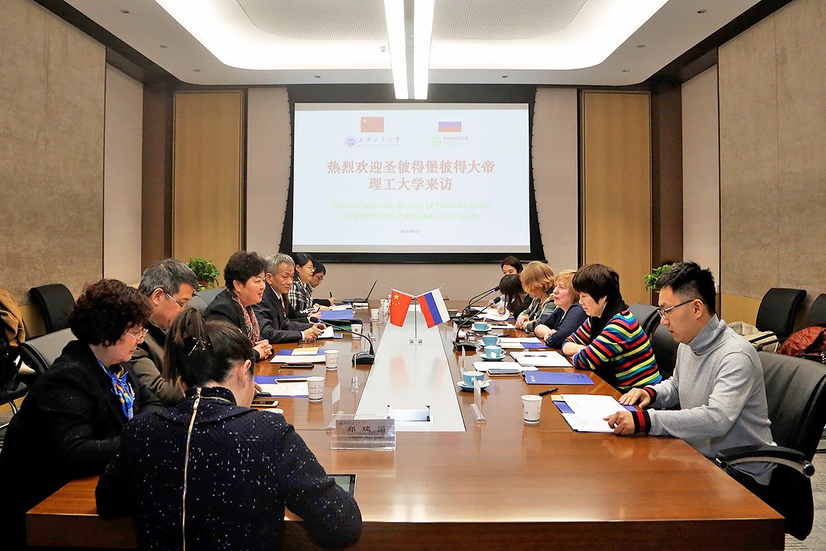 Встреча представителей СПбПУ и Сианьского технологического университета прошла при поддержке Представительства СПбПУ в Шанхае 