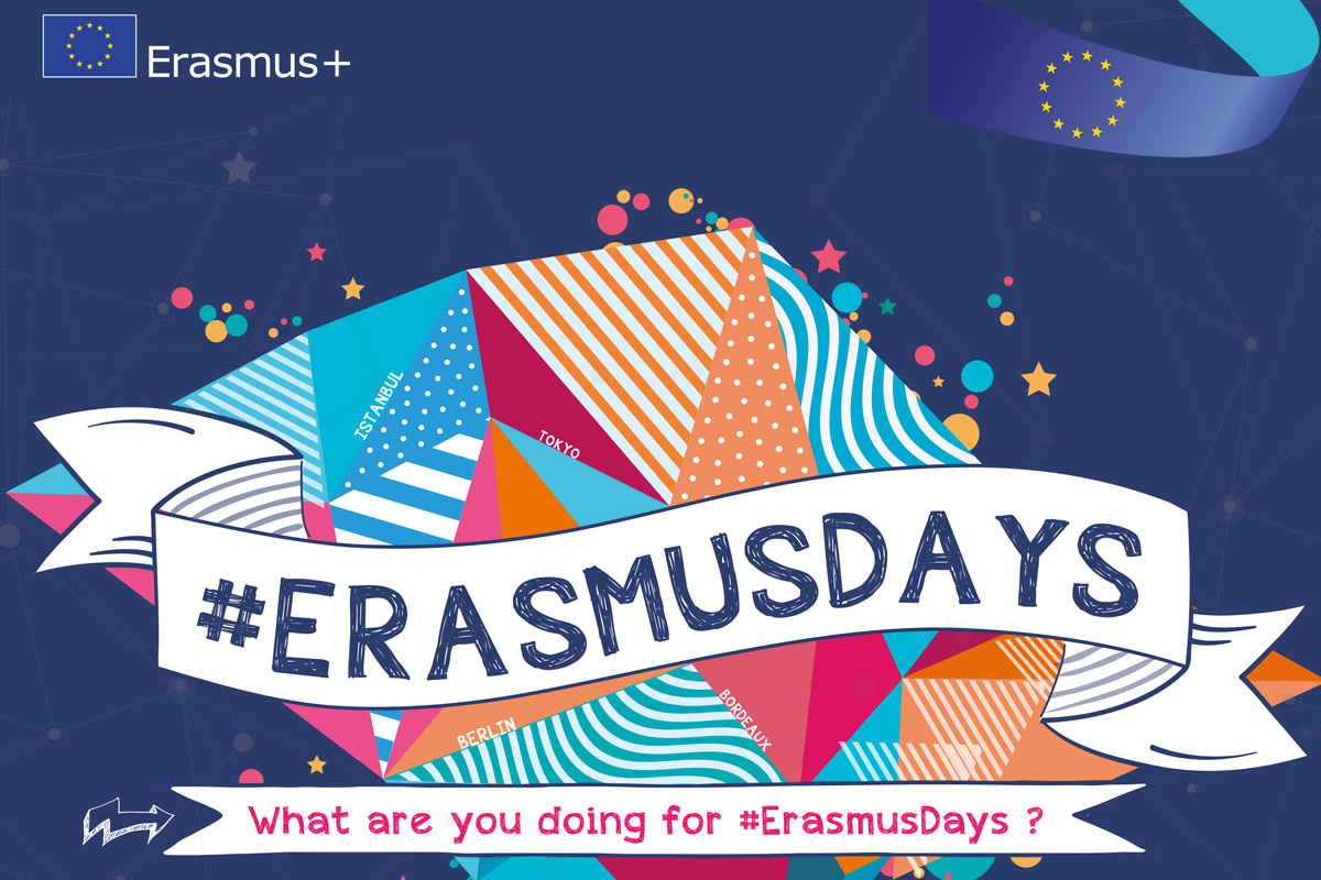 В рамках ежегодного мероприятия Erasmus Days 2020 международные службы СПбПУ проведут Erasmus+ Teatime 