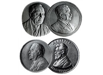 Медали, выпущенные в честь академиков