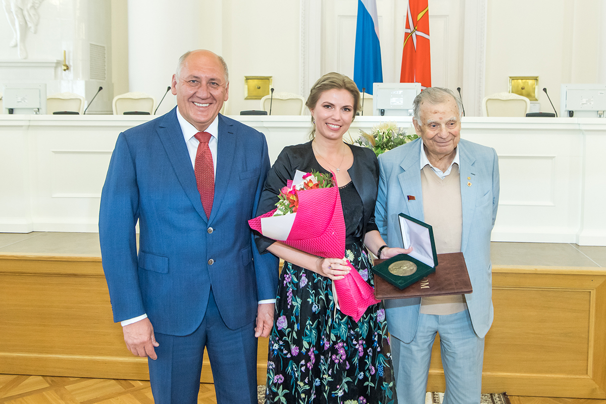 Премию за достижения в области науки и техники получила И.А. Рудская 