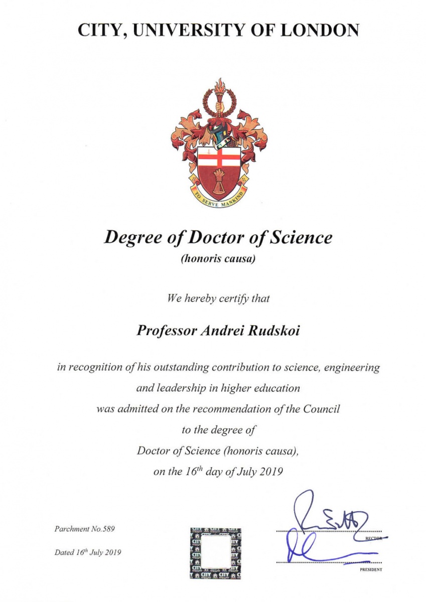Degree of Doctor of Science andrei_rudskoi.jpg