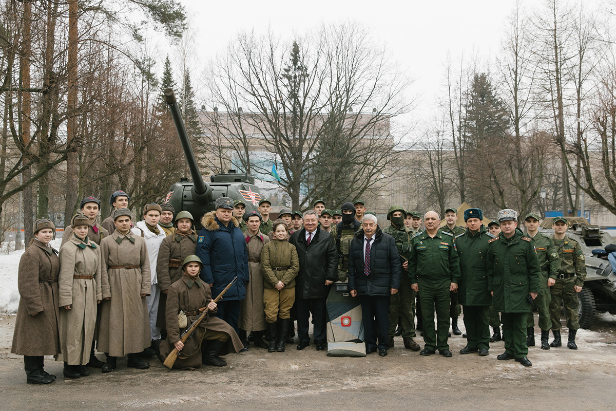 Танк Победы занял центральное место в интерактивной программе «Боевая слава Политеха»