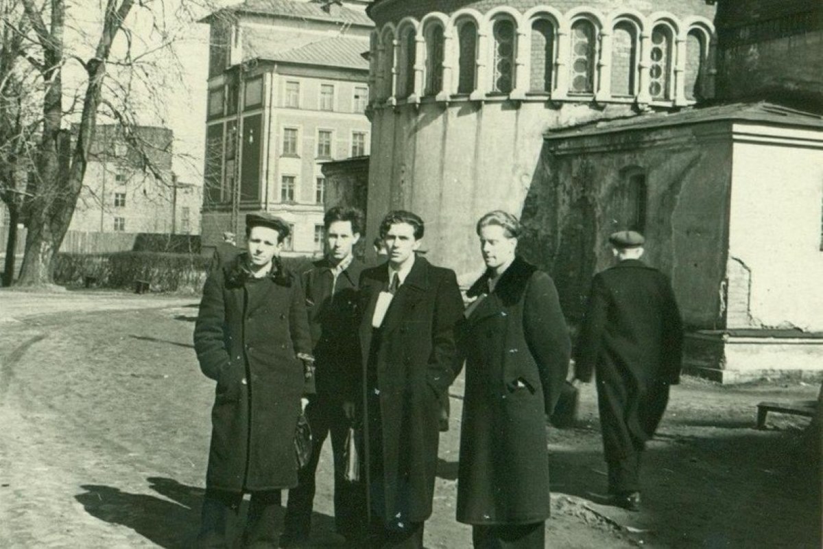 У Политехнического института, 1950 год У Политехнического института, 1950 год