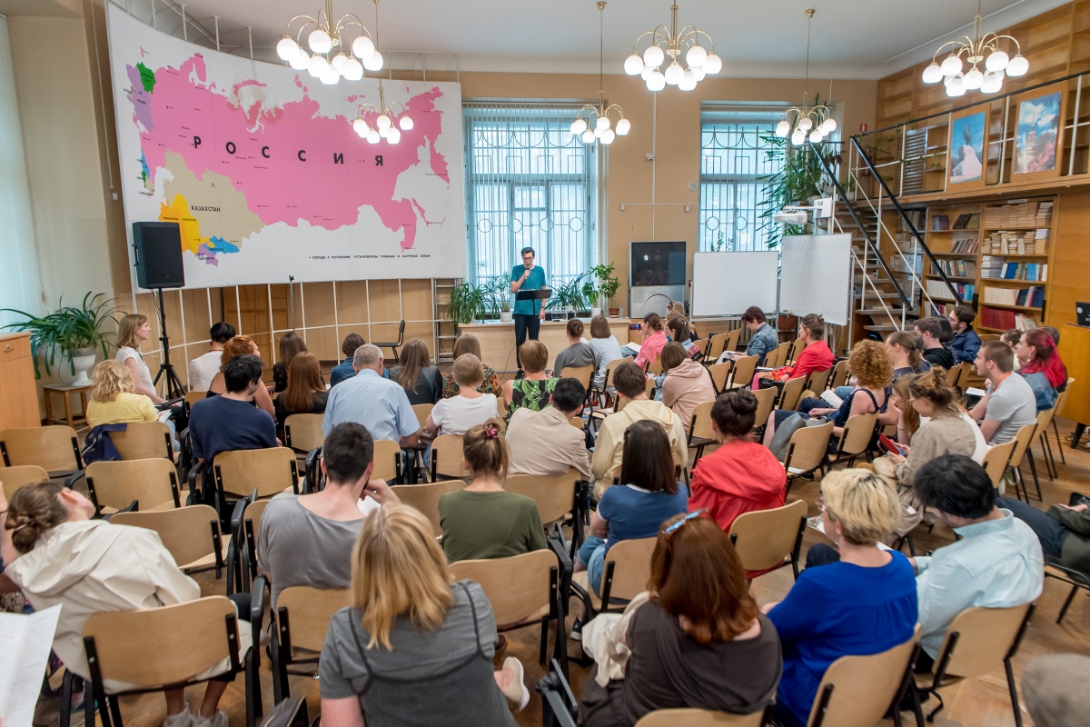 На время фестиваля одна из аудиторий СПбПУ стала площадкой для изучения звуков города