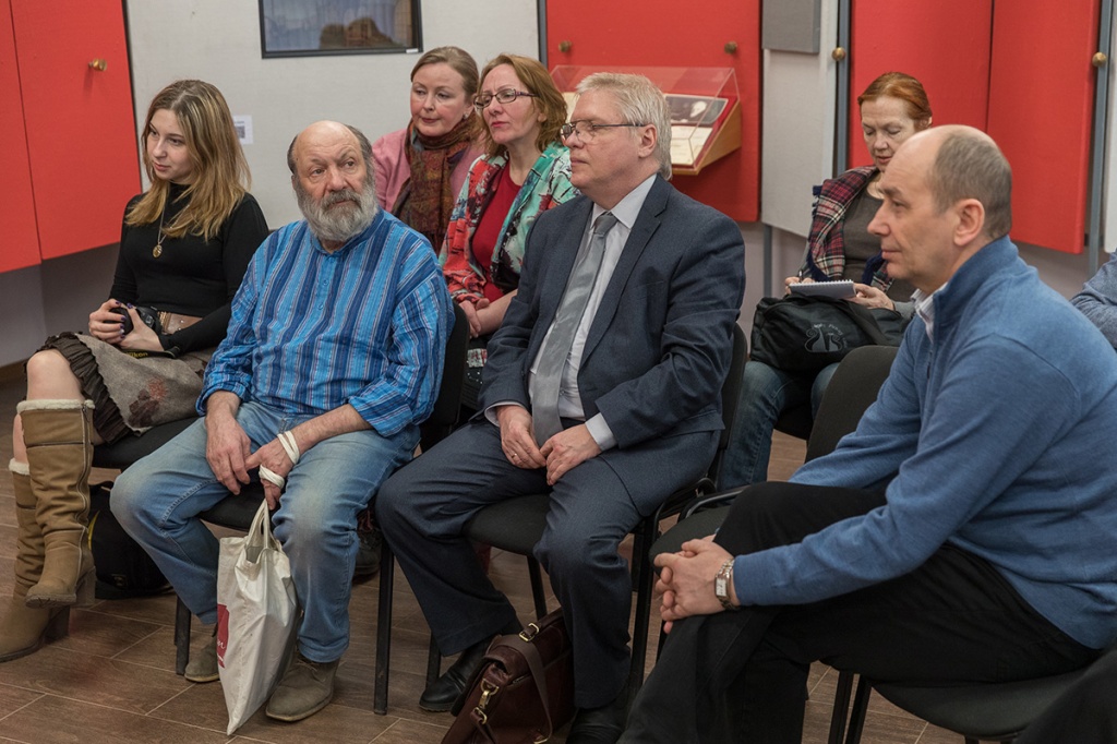  На встрече присутствовали родственники, представители СПбПУ и почитатели таланта А.П. Левитина
