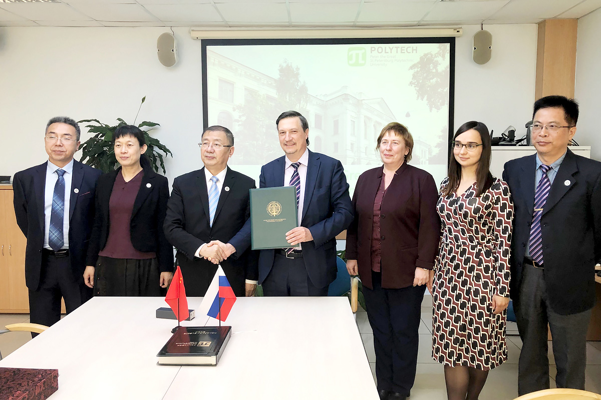 СПбПУ и Шанхайский университет Прикладных технологий подписали рамочный договор о сотрудничестве 