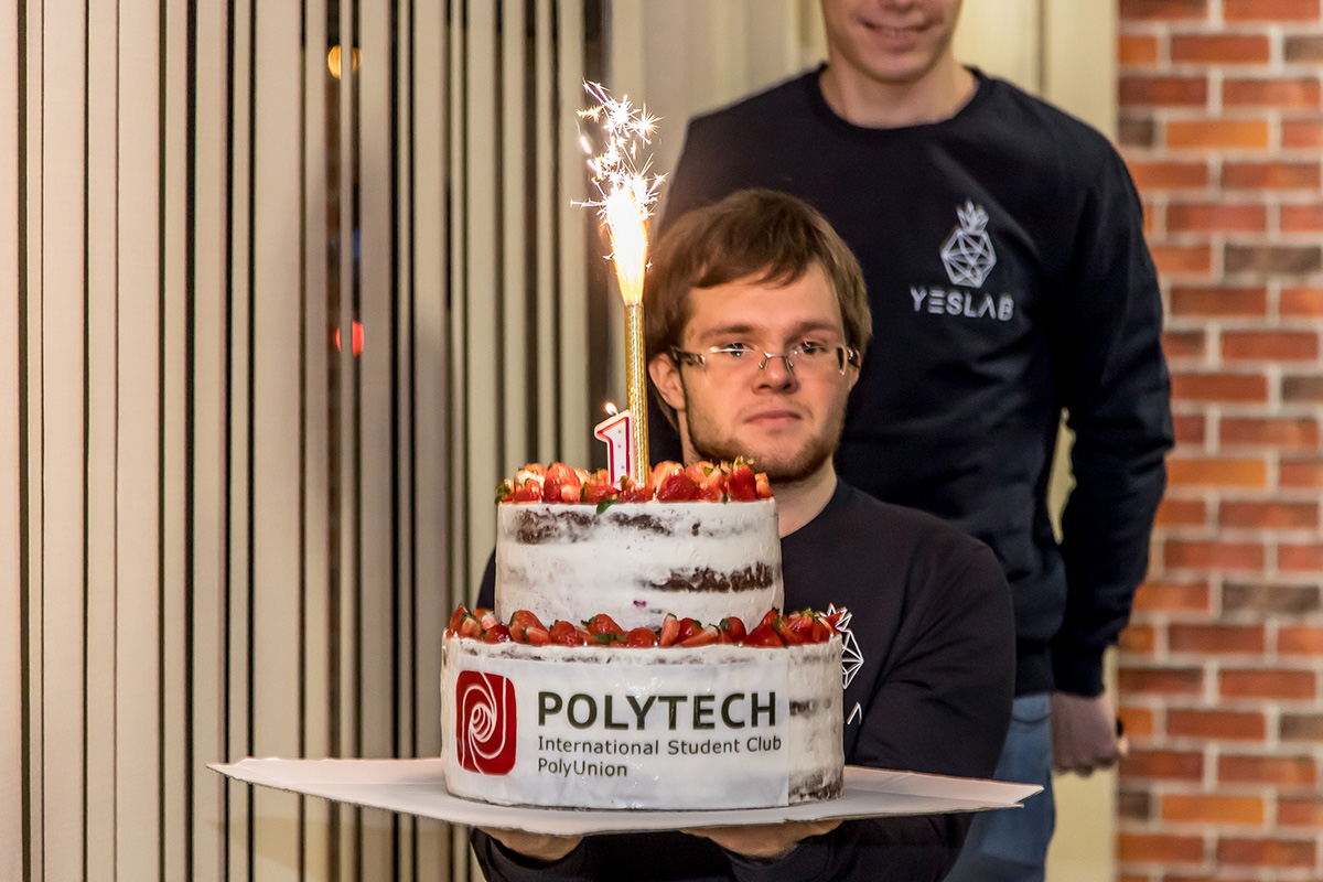 Студенческий интернациональный клуб PolyUnion отметил первый день рождения 