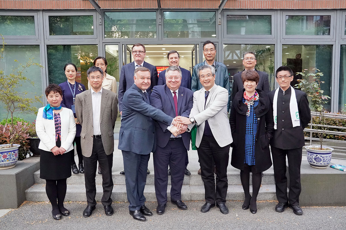 Делегация СПбПУ посетила Шанхайское отделение Китайской академии наук