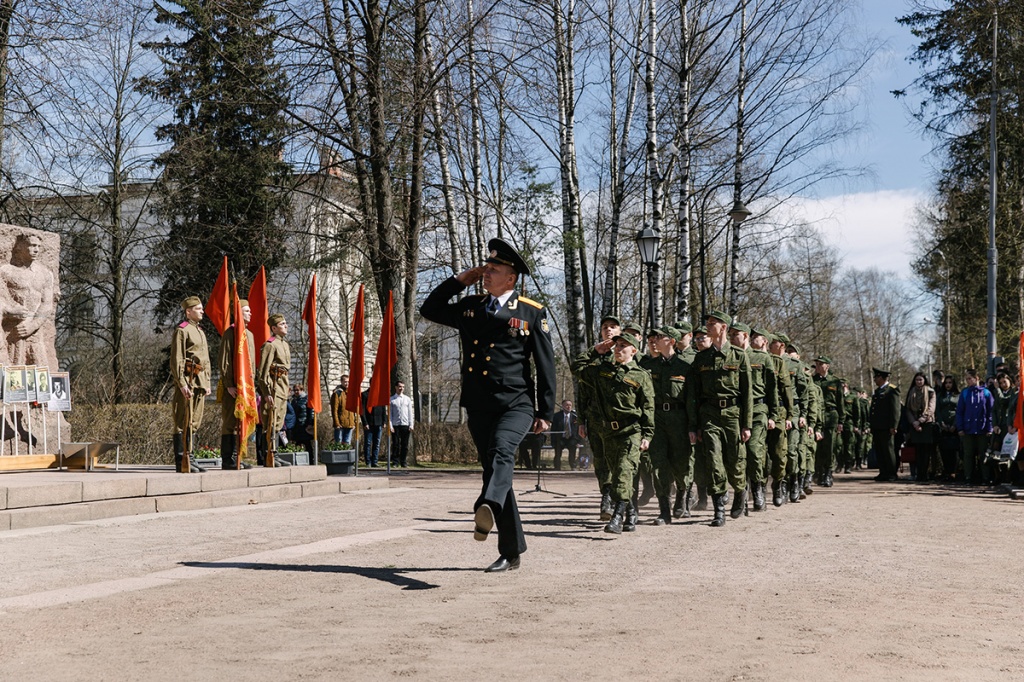 В Политехе прошел торжественный митинг, посвященный Дню Победы