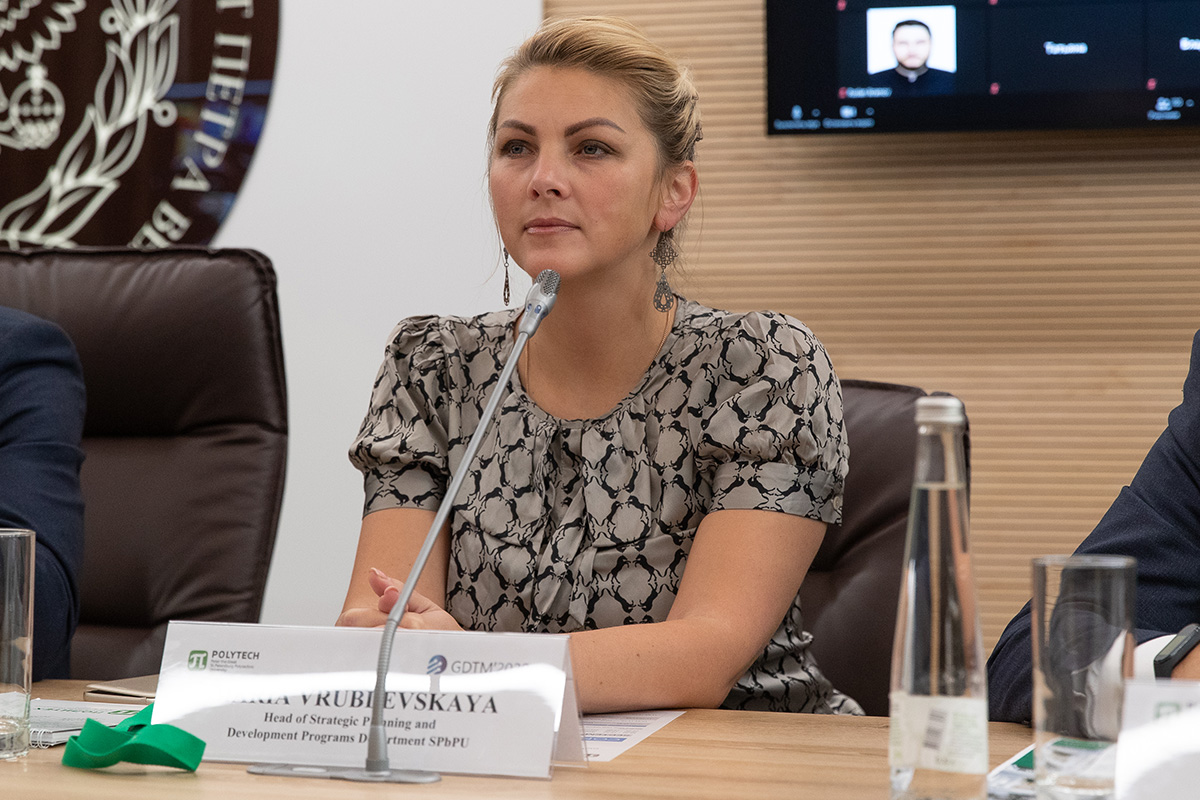 Начальник управления стратегического планирования и программ развития СПбПУ Мария Врублевская 