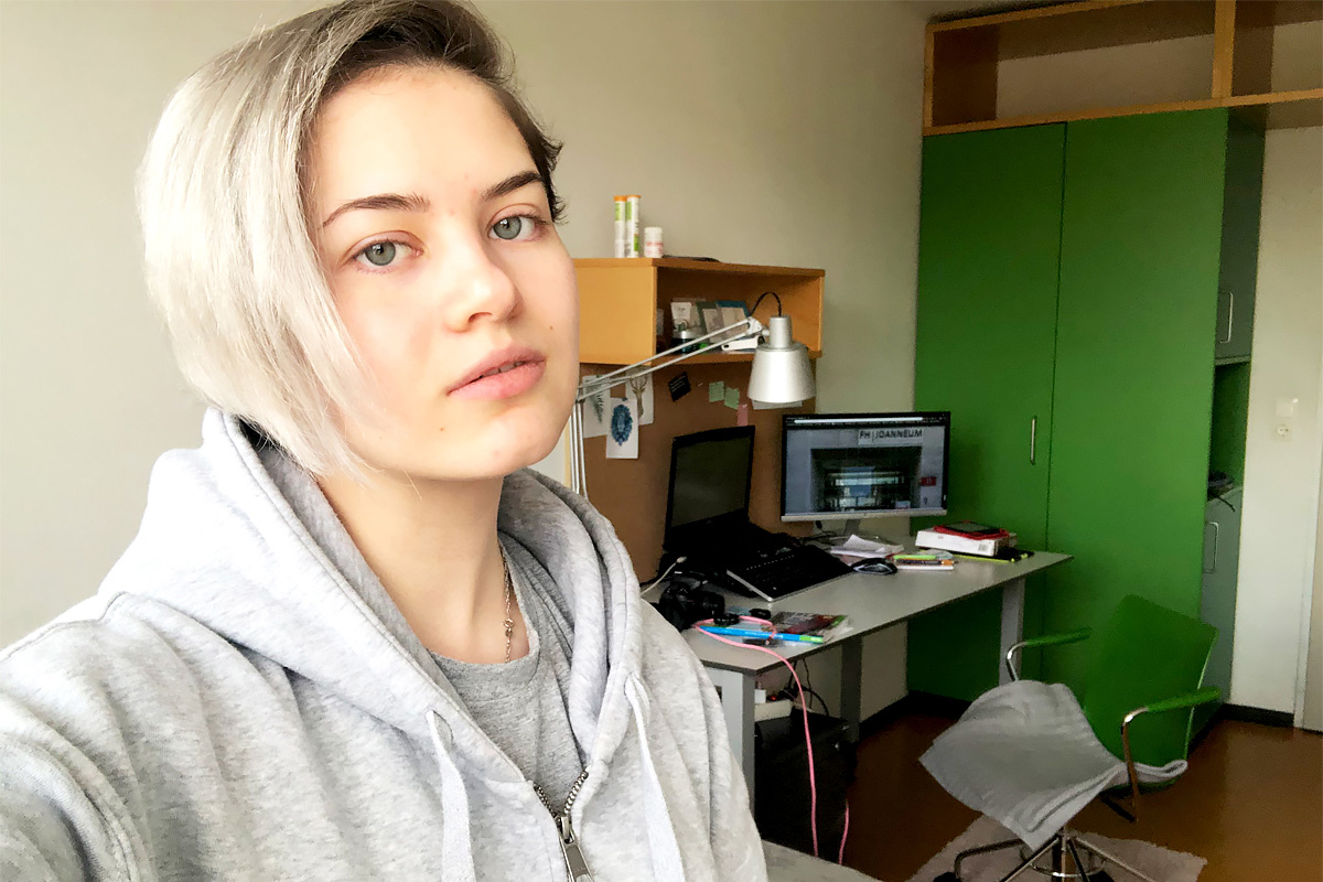 Студентка СПбПУ Анна ОЖИГОВА рассказала об обучении в Австрии Студентка СПбПУ Анна ОЖИГОВА рассказала об обучении в Австрии