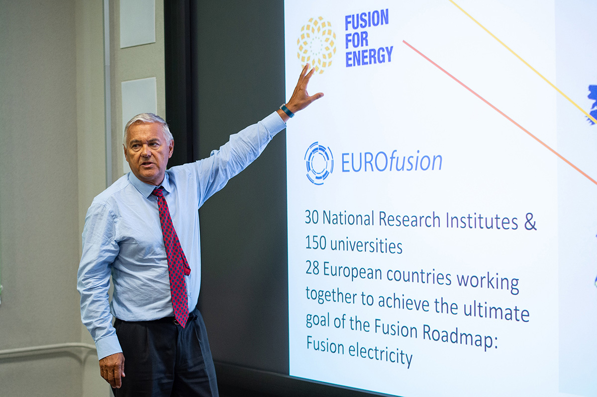 Руководитель управления международного сотрудничества Eurofusion в Германии Памела ДЖЕРОМ представил перспективы сотрудничества Руководитель управления международного сотрудничества Eurofusion в Германии Памела ДЖЕРОМ представил перспективы сотрудничества