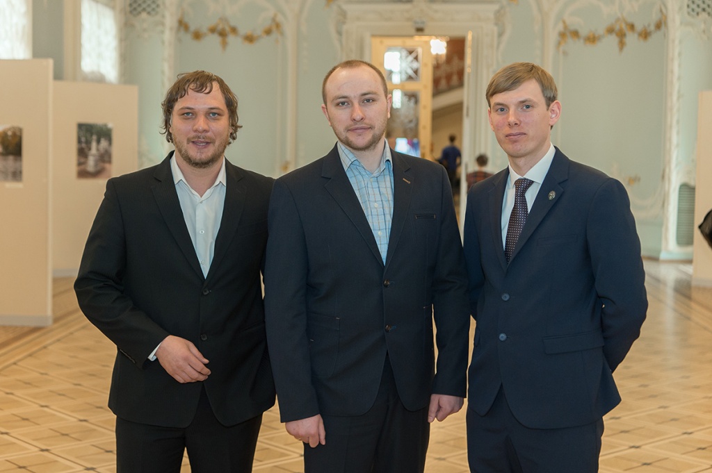 Слева направо - Андрей Кузин, Александр Дудинский и Александр Алин Слева направо - Андрей Кузин, Александр Дудинский и Александр Алин