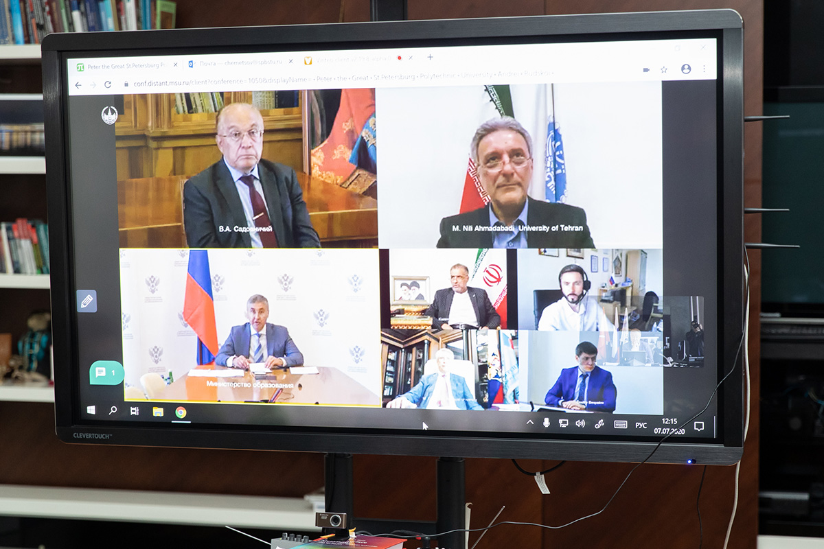 В онлайн-форуме приняли участие руководители 14 российских и иранских высших учебных заведений