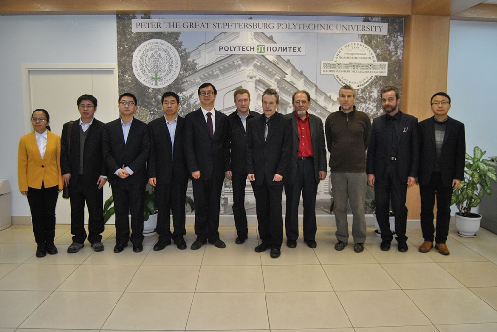Визит делегации Пекинского научно-исследовательского института оборудования дистанционного зондирования в СПбПУ