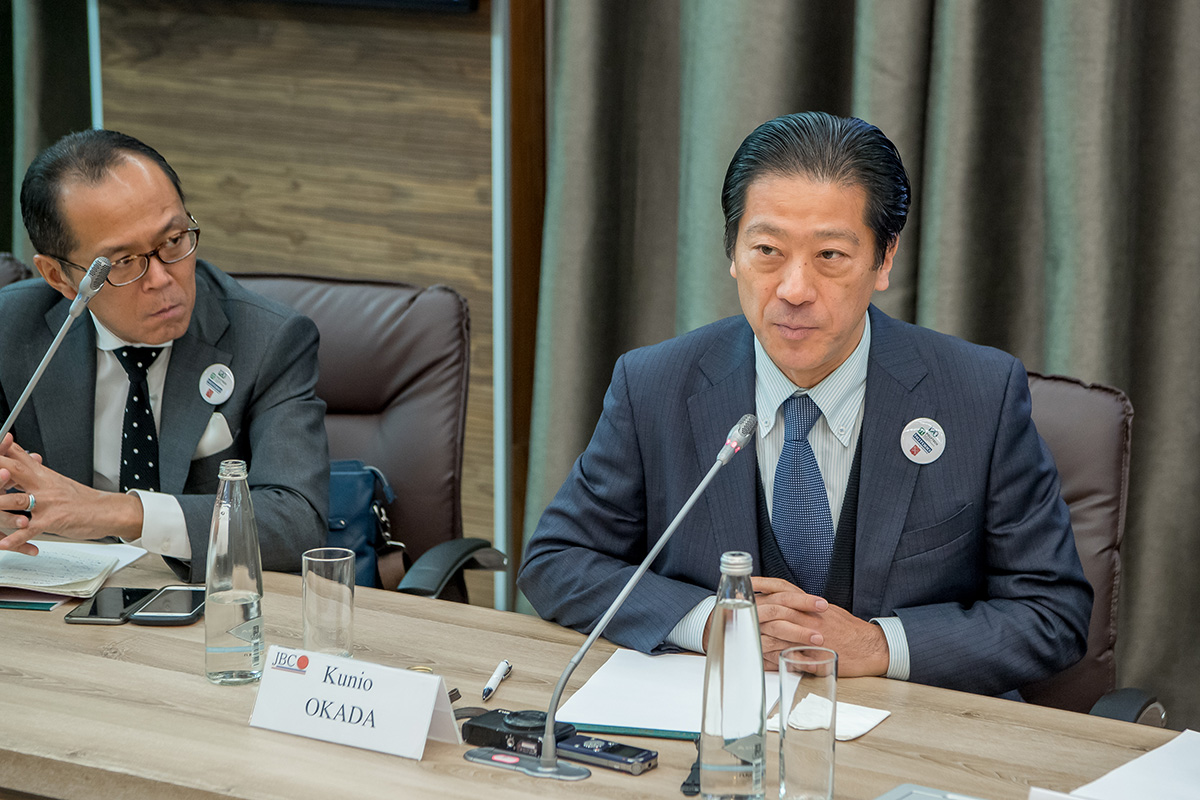 Генеральный секретарь Japan Business Club Кунио ОКАДА 