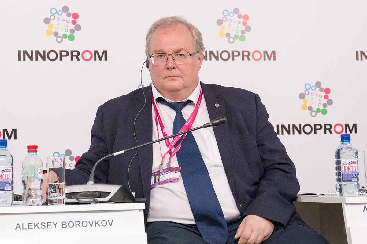 А.И. Боровков на пленарном заседании от РВК Государственная поддержка инноваций в промышленности 