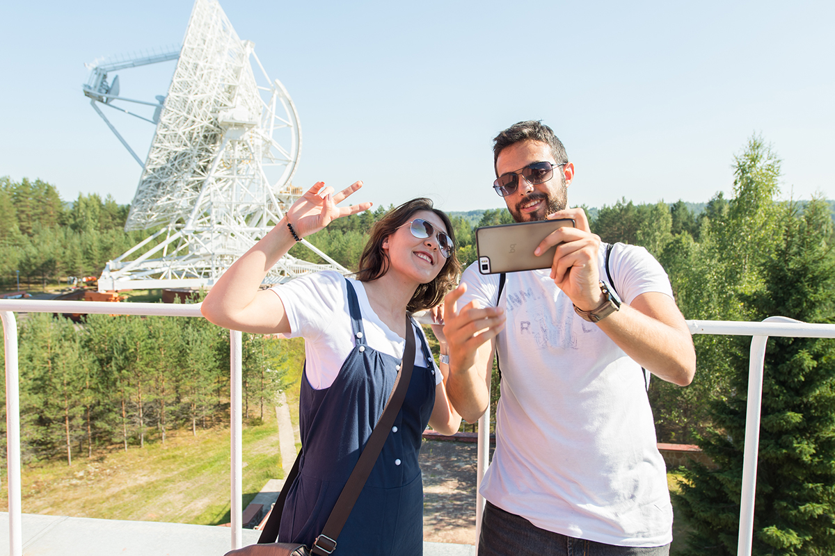Студенты международной политехнической летней школы посетили Радиоастрономическую обсерваторию «Светлое» - 