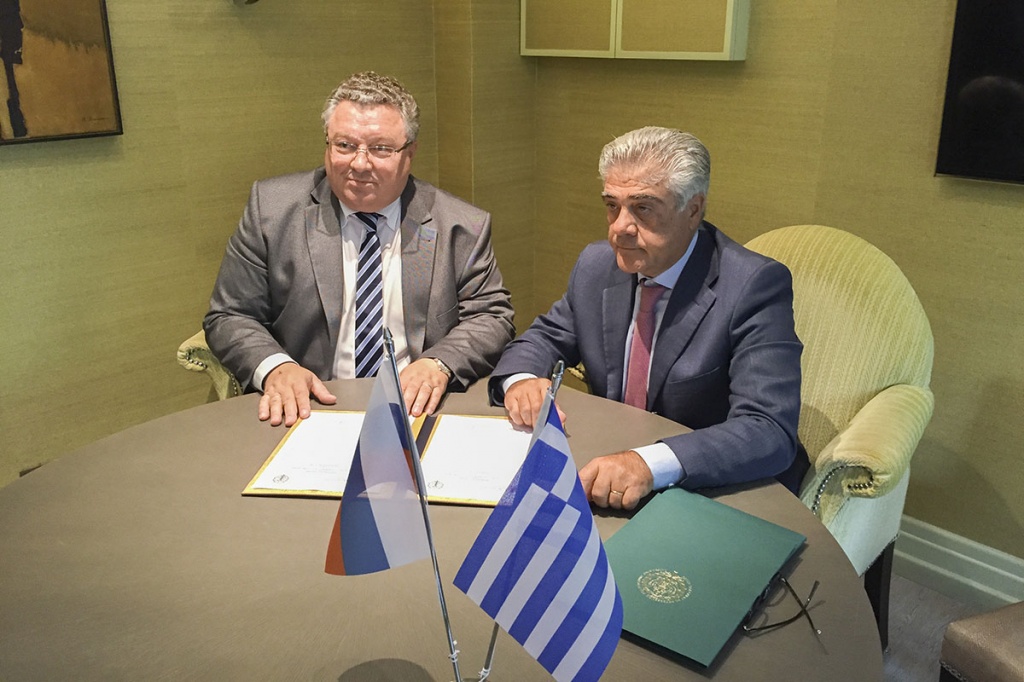 На официальной встрече ректора А.И. Рудского с президентом Метрополитен колледжа Константиносом Родопулосом был подписан договор о сотрудничестве