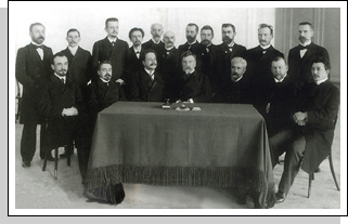 В.И. Ковалевский и члены первого Совета Политехнического, 1902