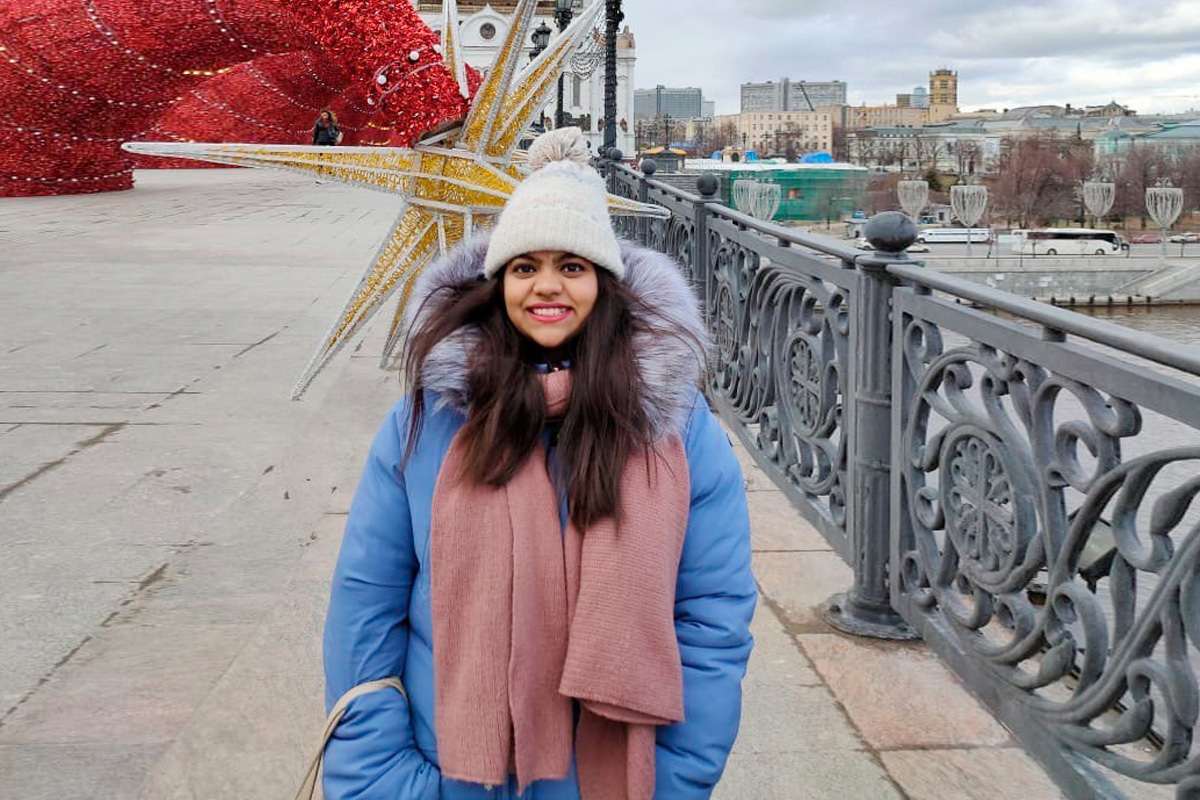Студентка из Индии Юкди Шарма рассказала об учебе в СПбПУ 