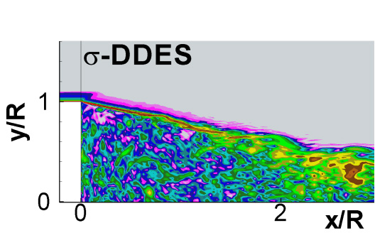Тема: Методы ускорения перехода от RANS к LES моделированию турбулентности в незонных гибридных подходах