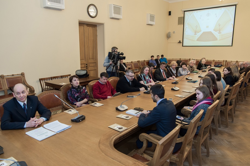 Торжественное заседание, посвященное 40-летию Музея, прошло в зале заседаний Ученого совета СПбПУ