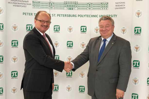 СПбПУ посетил вице-ректор Технического горного университета Фрайберга Рудольф Кавалла СПбПУ посетил вице-ректор Технического горного университета Фрайберга Рудольф Кавалла