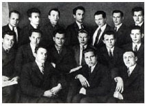 Группа студентов военно-механическогоотделения Машиностроительногоинститута. 1931