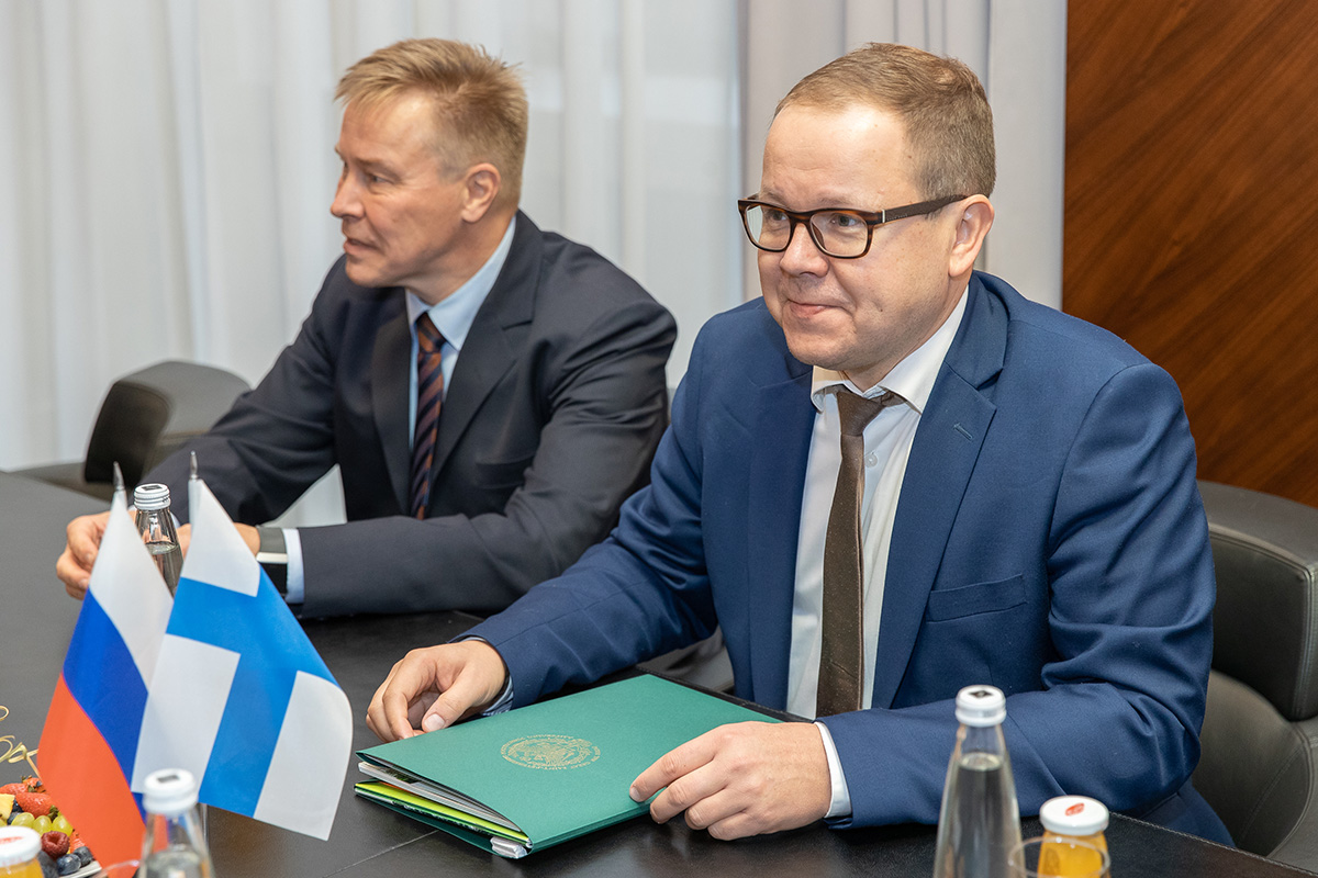 Ректор ЛУТ Юха Матти САКСА заинтересован в развитии научного сотрудничества с СПбПУ 