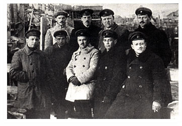 Выпускники инженерно-строительного факультета на строительстве Волховской ГЭС 1920-е